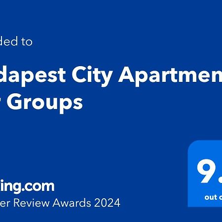 Budapest City Apartments For Groups ภายนอก รูปภาพ